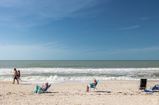 Bonita Beach is a popular destination to relax and enjoy the sunshine.