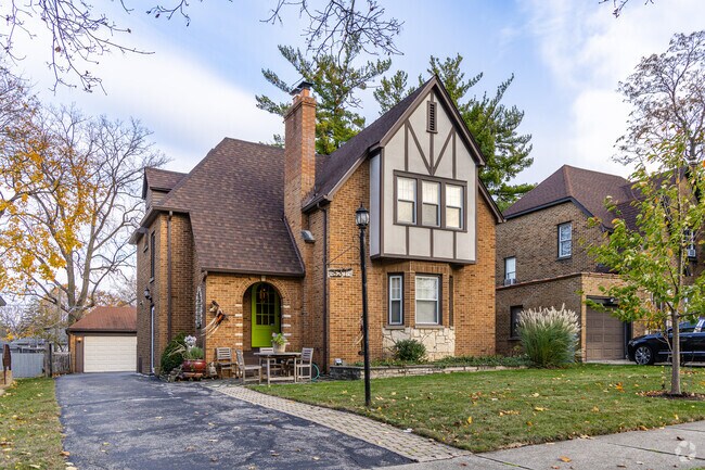 Tudor style houses add a charming element to the homes in Lorraine Terrace.