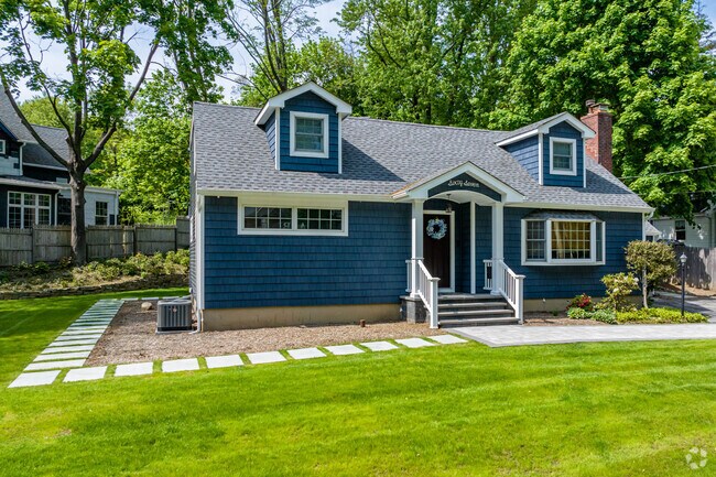Newer Cape Cods are mixed with older home styles in Northport.