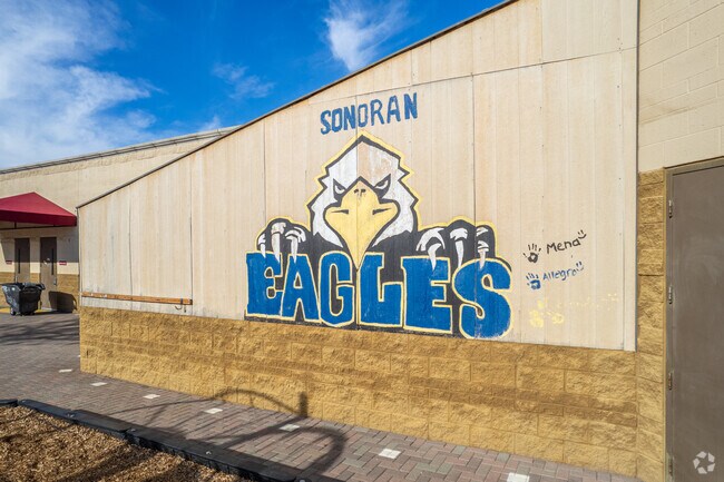 Colorful artwork at Sonoran Science Academy in Peoria.