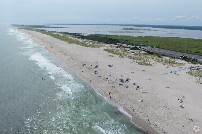 Beach life in Remsenburg Speonk is just a short drive away to Cupsogue Beach County Park.