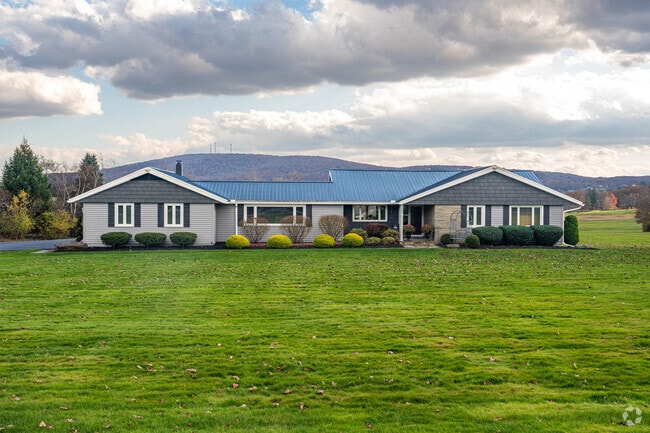 Ranch-style homes with large lots are common in South Abington, starting around $350K.