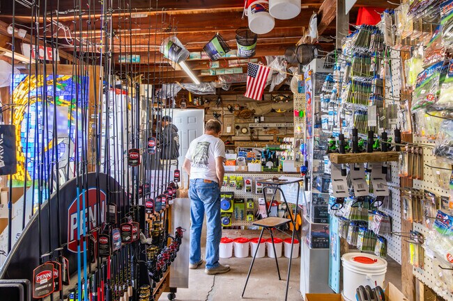 Locals get their bait and tackle at Genungs Fish Camp in Butler and Crescent Beaches.
