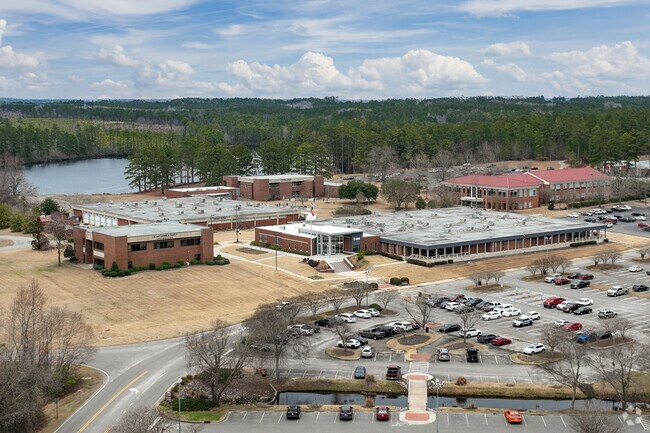 The Richmond Early College High School campus in Rockingham, NC.