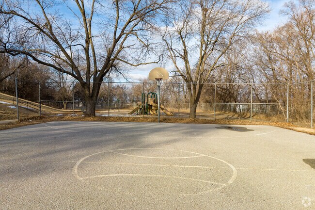 Dahlman Park basketball court to practice your basketball skills and handles.