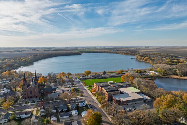 Students at St. Mary's Catholic School participate in religious instruction, traditional academics, and extracurricular activities that support whole-child development in a faith community.