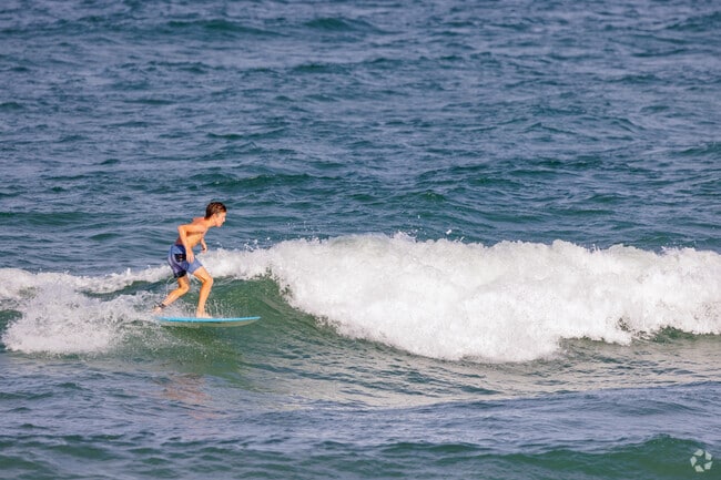 Satellite Beach is a popular surfing destination on Florida's east coast.