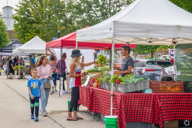 Shop for local produce at the Huntley Farmers's Market.