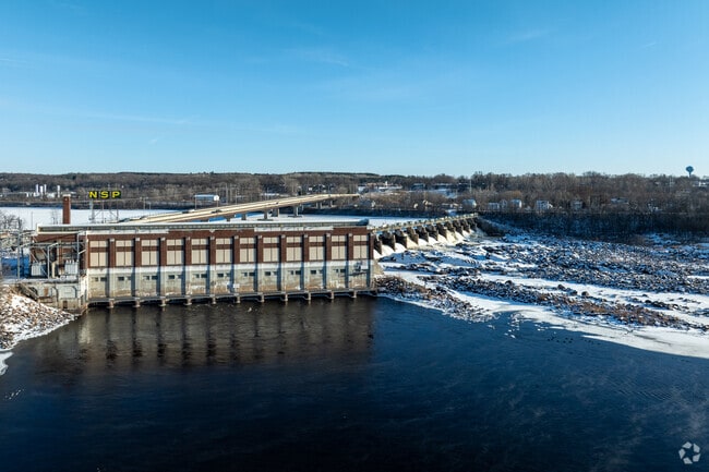 The Chippewa Falls River Dam is an iconic landmark of the historic town.