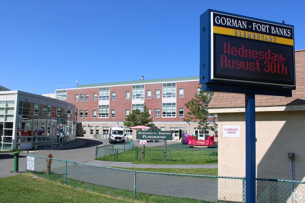 William P. Gorman/Fort Banks Elementary School provides education in the neighborhood 
Winthrop