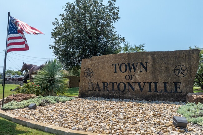 Bartonville, located in southern Denton County, is tucked between Lantana and Argyle.