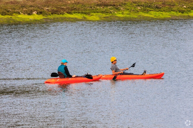 Kayak in the calm waters of the lagoon near Recreation Park.