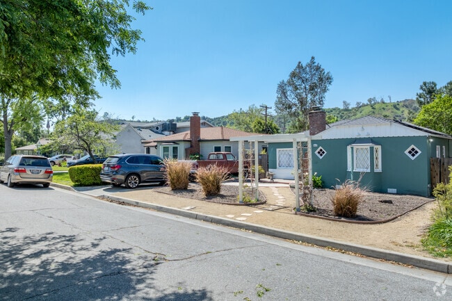 Bungalow-style homes in Rancho Riverside exude charm with their low-pitched roofs and cozy front porches, perfect for enjoying warm evenings.