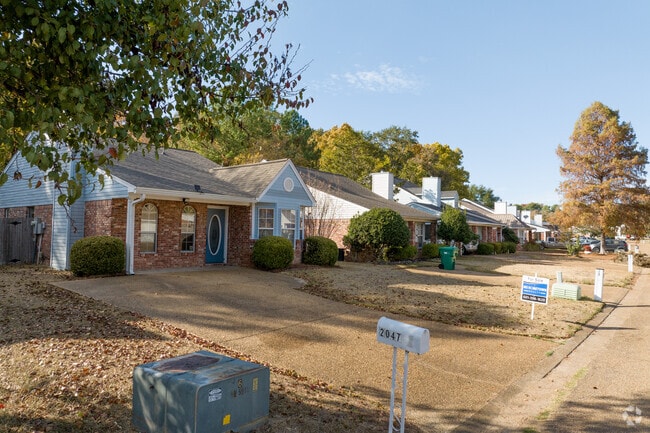 In Byram, traditional homes grace the streets of Fox Run Subdivision.