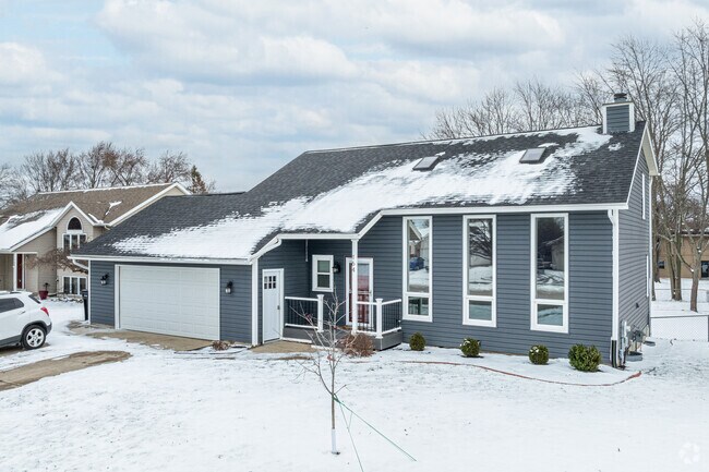 Sparta has some newly-built modern-style homes in a few places.