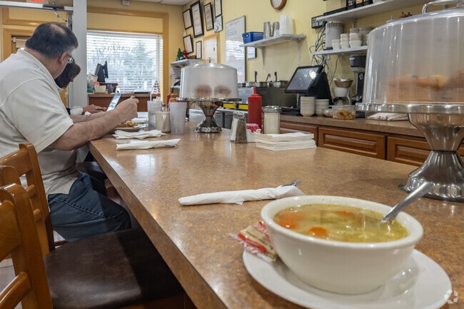Whether it's a full meal or just a bowl of soup, The Diner in nearby Jamesburg has you covered.