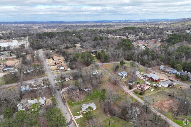 Even in the colder months, Garden Highlands provides captivating views of Birmingham.