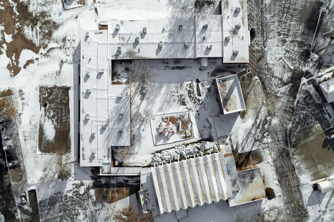 Here is a top down view of All Saints Catholic Elementary School.