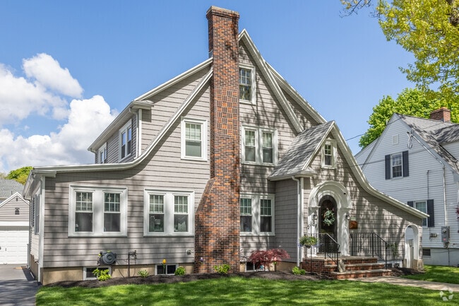 Some homes have unique rounded front doors in West Quincy.