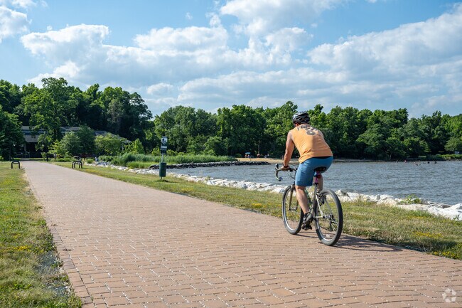 North Point State Park is a great place to bike in Edgemere.