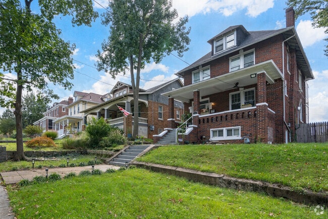 Beautiful ranch-style homes line the streets of the Fairlawn neighborhood.