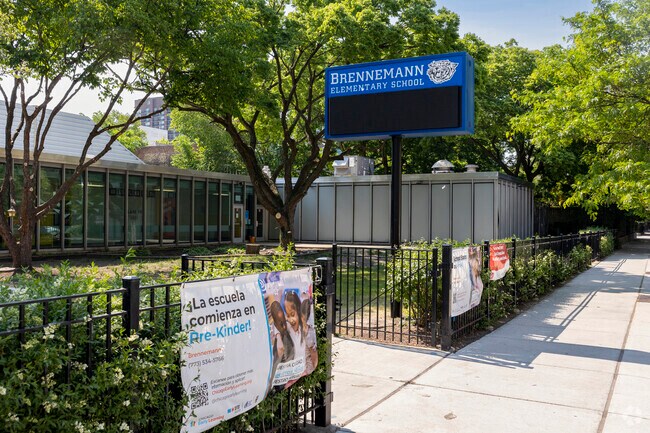 Brennemann Elementary School signage.