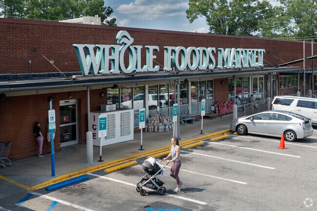 Whole Foods in City Center is a popular place for grocery shopping.