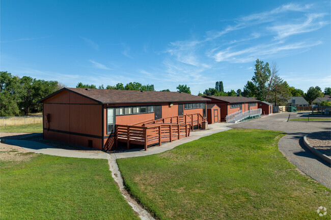 Annex classrooms for extra space at Ponderosa Elementary School.
