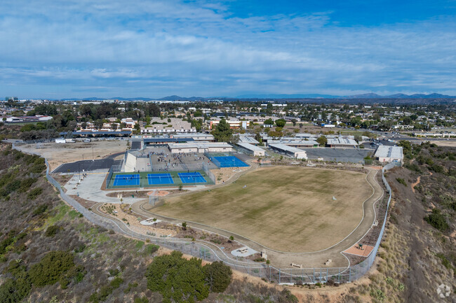 A look at the playing fields at Taft Middle School in Serra Mesa.