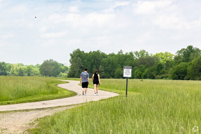 The Great Miami River Trail is noted for its opportunities to walk and observe wildlife, and is a short drive from Amanda-Oneida.