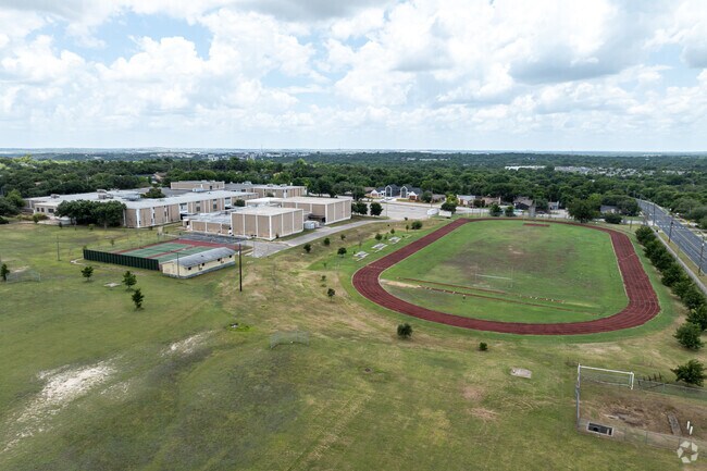 A full size running track is available to students at Bedichek Middle School.