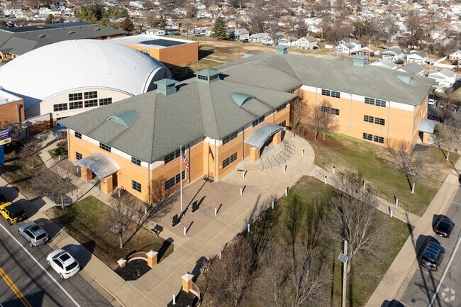 Hancock Place High School in St. Louis, serves students in grades nine through twelve.
