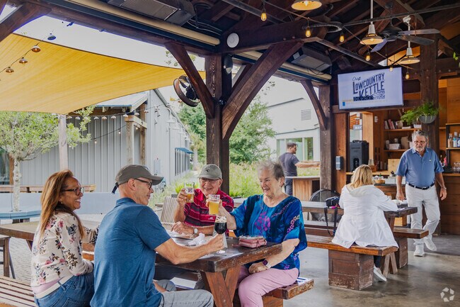 Edmund’s Oast Brewing Co. in Charleston’s North of Morrison neighborhood is a popular place to meet friends for food and drinks.