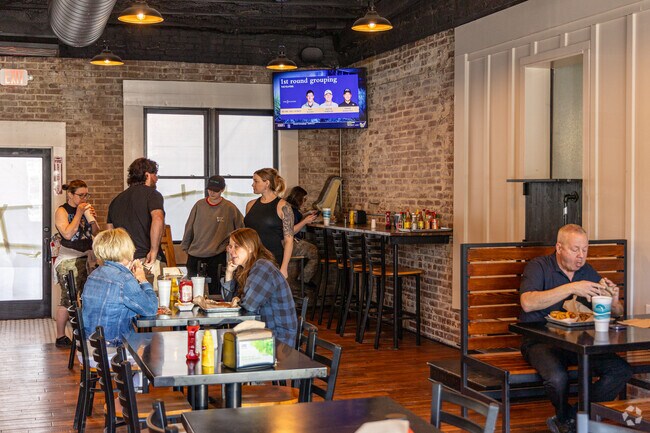 The Hoagie Shop in Jefferson City features hamburgers, wings, and of course hoagies and sandwiches on their menu.