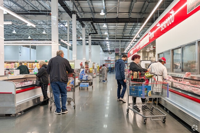 Shop diverse groceries at Costco near Twin Oaks.