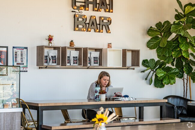 The Lakes locals enjoy the nearby IW Coffee & Chai Bar.