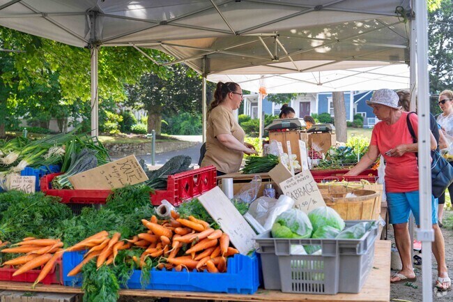 Locals of the Wyoming neighborhood can head to Downtown Melrose to enjoy shopping for fresh produce at the Melrose Farmers’ Market.