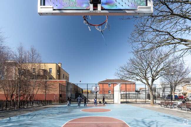 Ozone Park has several green spaces including Tudor Park.