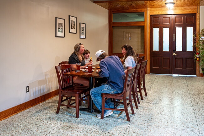 Enjoy a freshly made pizza at the Fox’s Pizza Den in McComb.