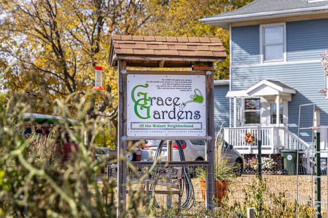 Locals grow produce and flowers at the Grace Gardens in Walnut.