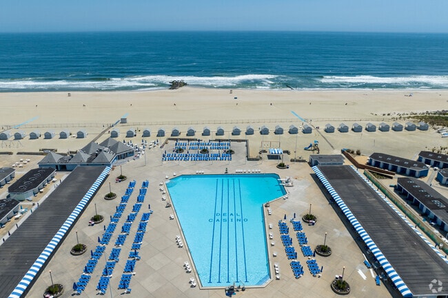 The Deal Casino Beach Club in Deal has a massive pool and beachfront access.