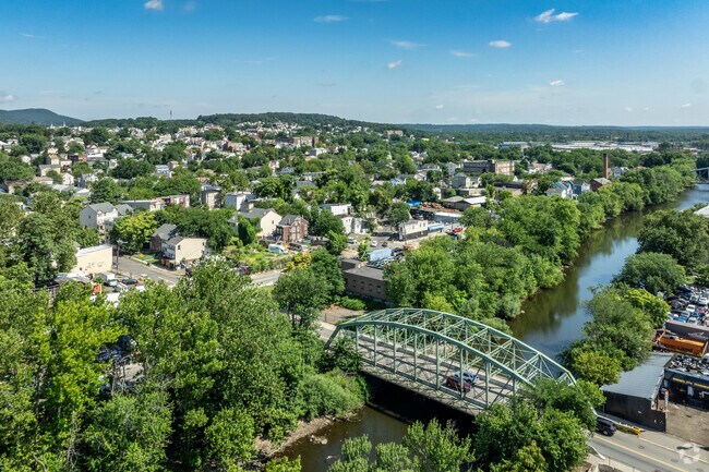 Northside features leafy streets and bridges connecting its homes to downtown Paterson.