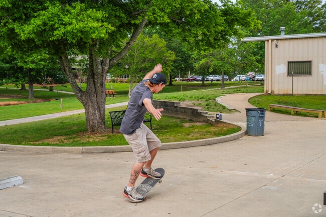 Boerner Skate Park is a popular local spot near Spring Lake, offering ramps, rails, and open space for skaters of all ages.