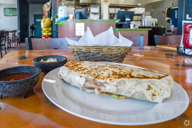 Stop by Taqueria Lagos for a burrito in the Mayfield area of Ceres.