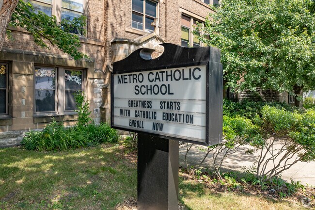 Metro Catholic School hosts preschool through eighth grade.