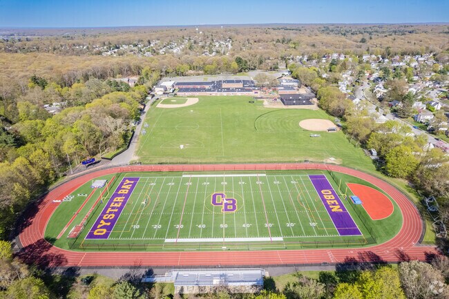 Students love the athletic fields at Vernon School.