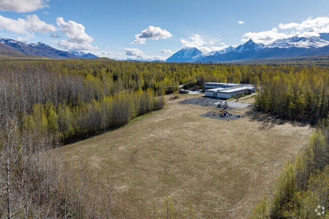 Sutton Elementary School offers a large field for children to enjoy.