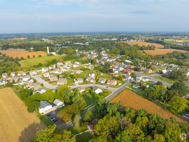 Paradise is surrounded by agriculture and wide expanses of open terrain.