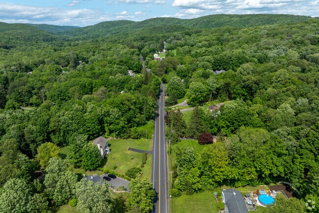 Putnam Valley is surrounded by lush greenery and homes have large lots.