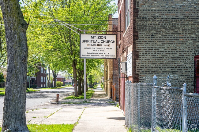Residents worship at Mt. Zion Spiritual Church in Auburn Gresham.